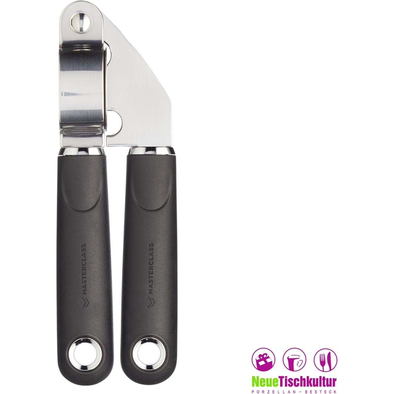 Thumbnail - neuetischkultur Knoblauchpresse, Softgrip, Küchengadgets, Schwarz, Silber