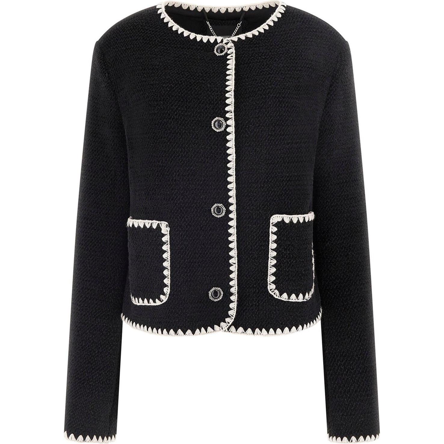 Guess, Damen, Anzug, Lucilla Buttoned, Schwarz, (XS)