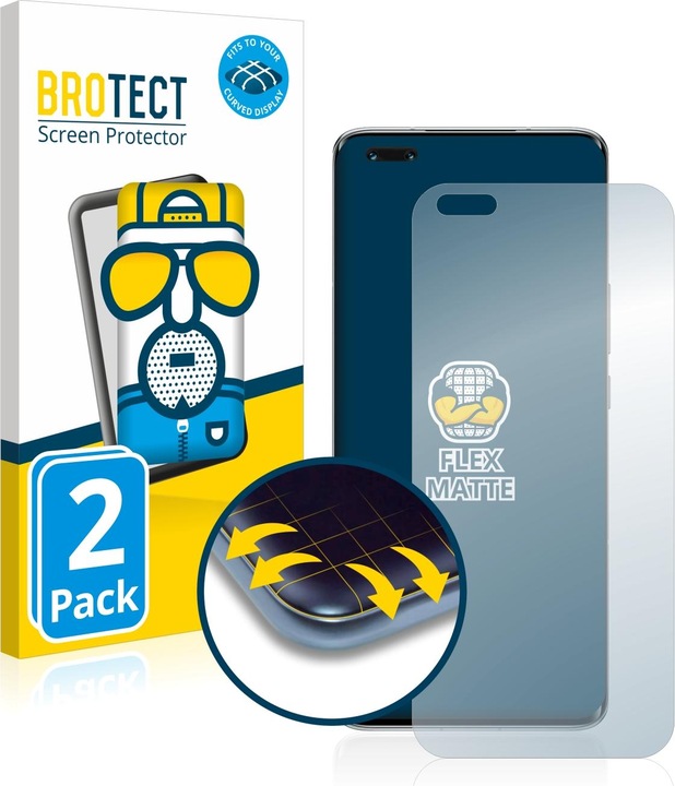 Immagine prodotto BROTECT Full-Cover Pellicola Opaca (2 Pezzo/i, Honor Magic 4 Pro)