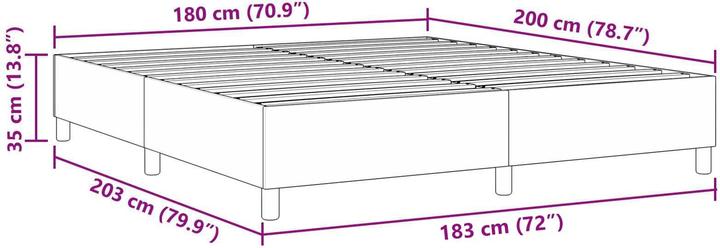 Image du produit vidaXL Plattformbett (180 x 200 cm)