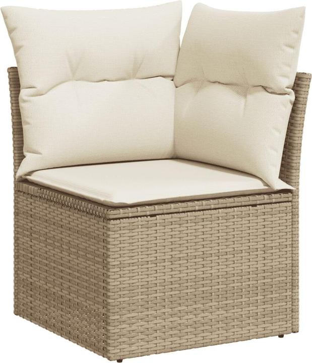 Actual product image vidaXL Garden furniture Sofa set Garden set 8-piece garden seating group Beige
