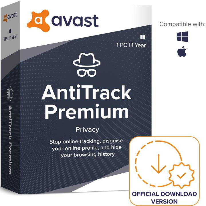 Actual product image Avast AntiTrack (1 User, 1 Devices/Users, 12 months)