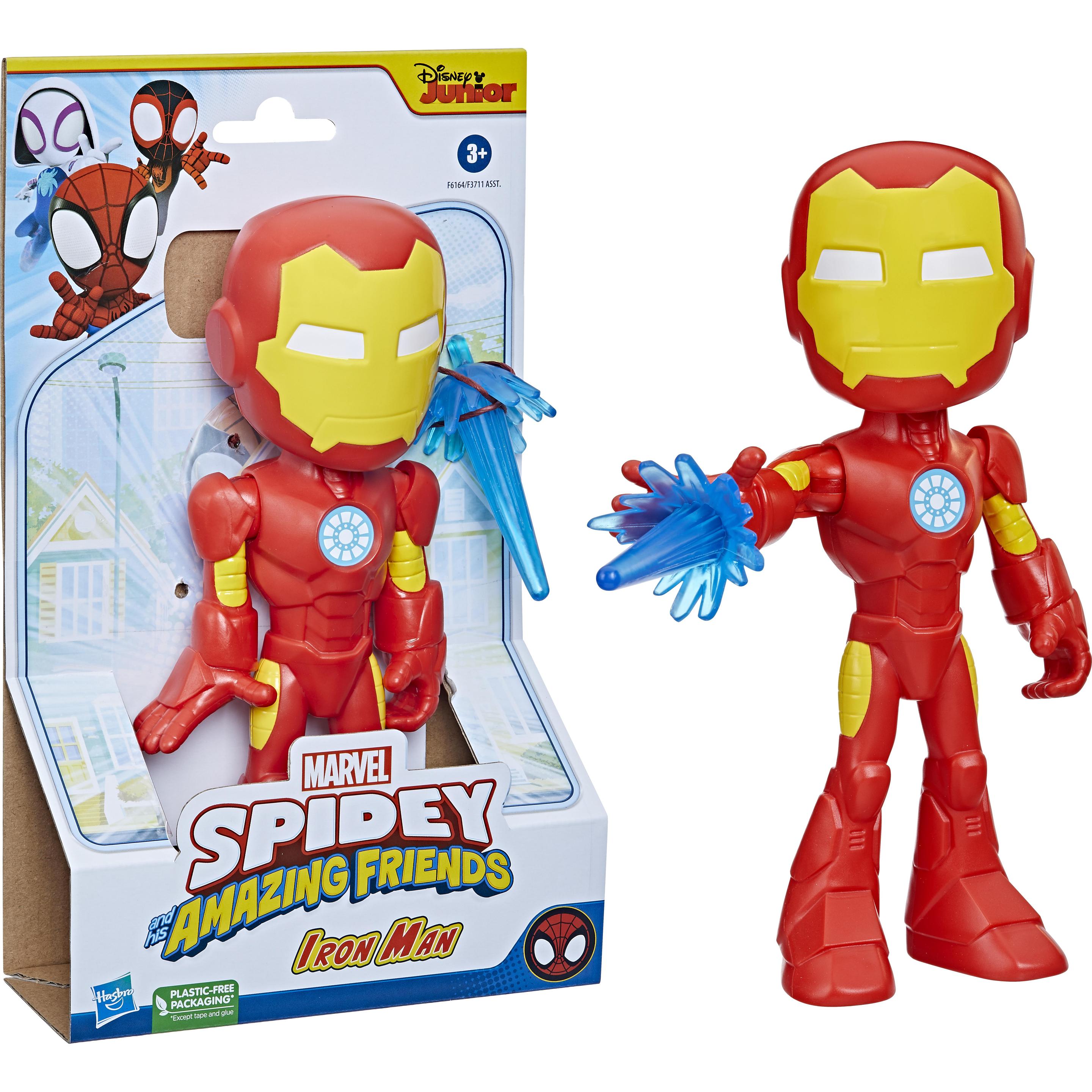 Hasbro Figura d'azione di Iron Man in formato super, giocattolo da supereroe per Ki