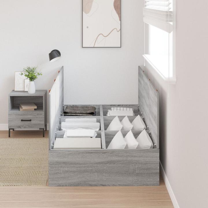 Actual product image vidaXL Aufbewahrungsbettgestell (90 x 200 cm)