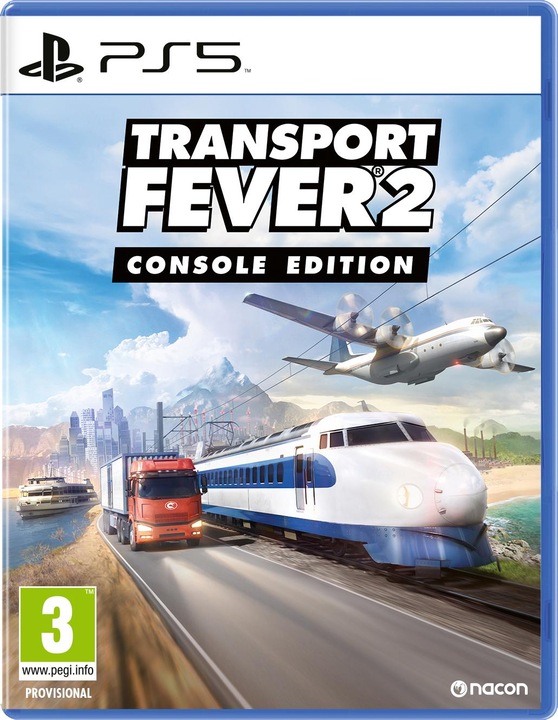 Image du produit Nacon Gaming Transport Fever 2 (Console Edition) - Sony PlayStation 5 - Simulateur - PEGI 3 (PS5)