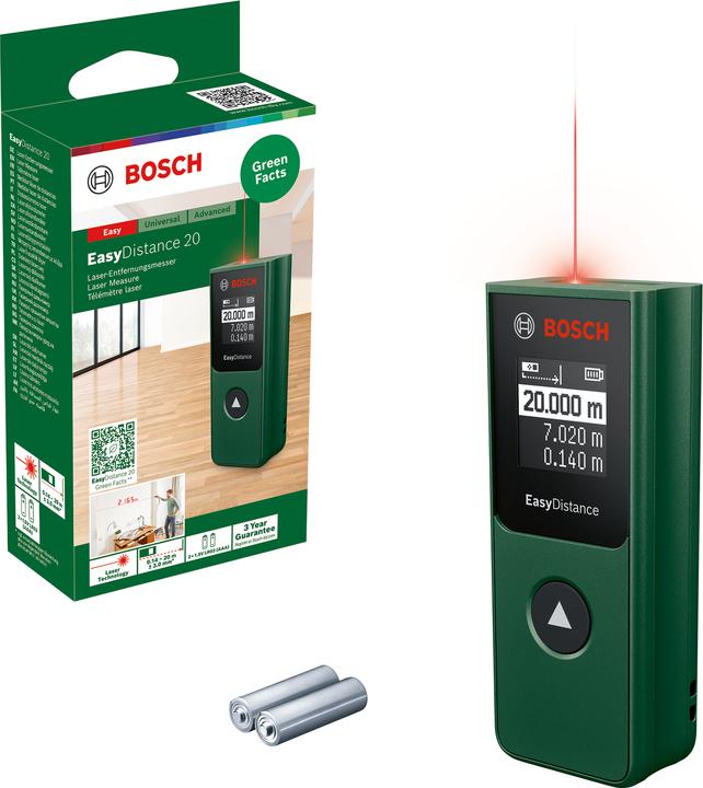 Image du produit Bosch Home & Garden EasyDistance 20 (20 m, 635 nm)