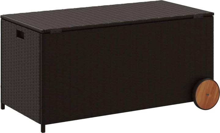 Actual product image vidaXL Gartentruhe mit Rollen 190L