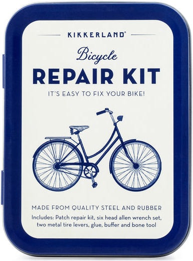 Actual product image Kikkerland Bicycle Repair KIT Tools, Blue, One Size
