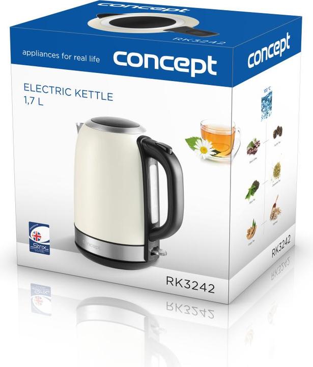 Produktbild Concept RK3242 electric kettle Cream (1.70 l)