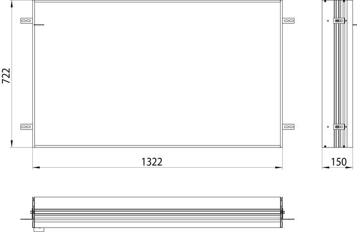 Image du produit Emco Cadre de montage ASIS PRIME pour armoire de toilette encastrée 1322x722mm