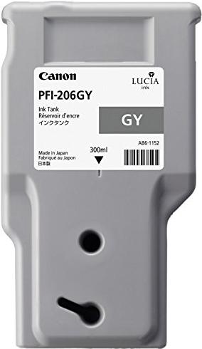 Produktbild Canon Tinte Large Format grey Orig.Nr. PFI-206GY (GY, LBK)