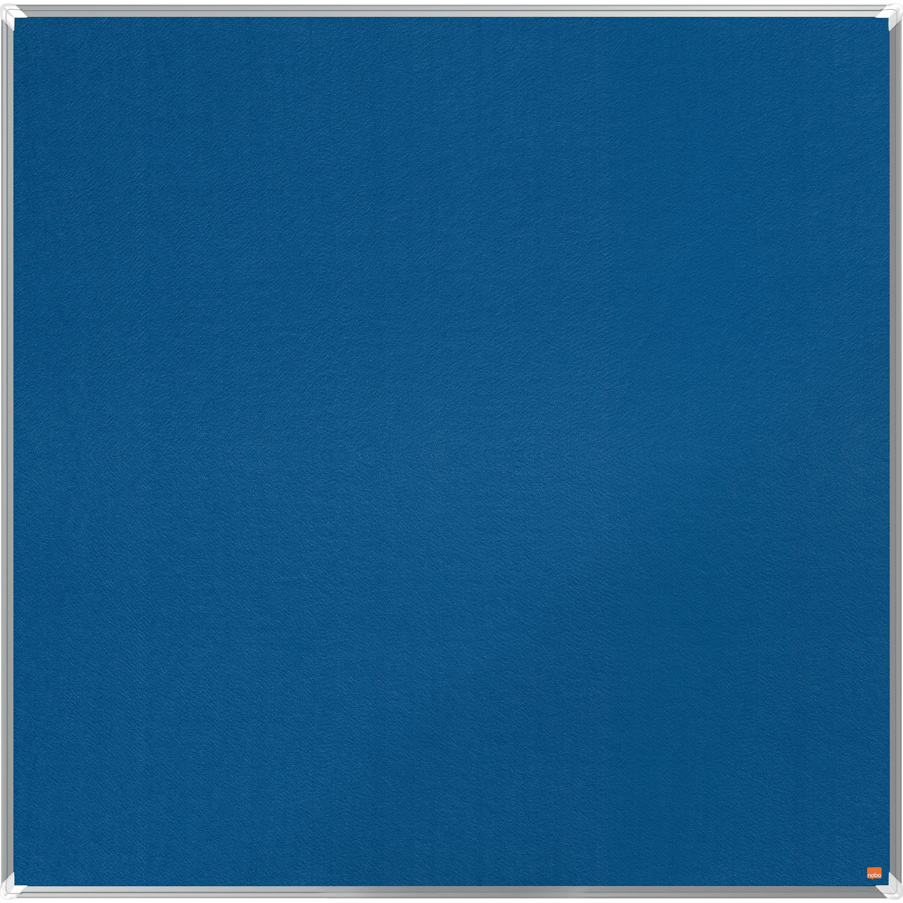 Nobo, Pinnwand, Filztafel Premium Plus 1915190 blau, 120x120cm (Pinnwand, 120 x 120 cm)