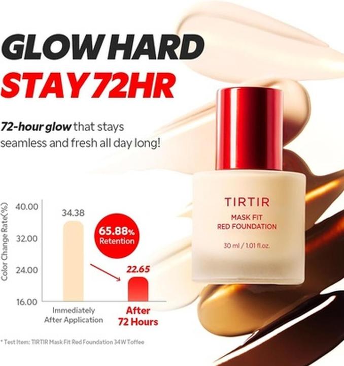 Image du produit TirTir Mask Fit Red Foundation Long Lasting Flawless Coverage Energy Essence (25C Cool Taupe)