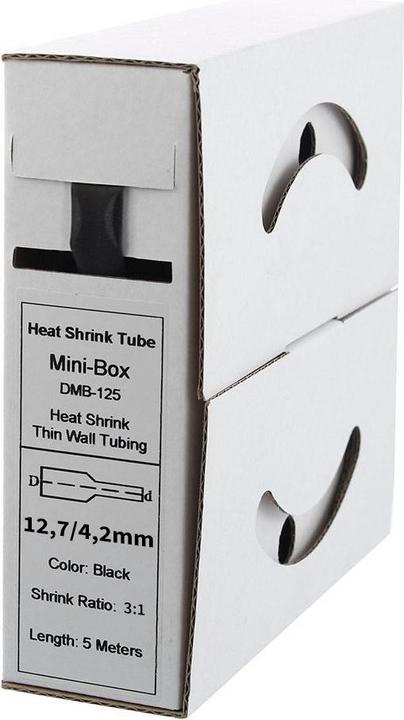 Immagine prodotto Offgridtec Tubo termorestringente da 5m con adesivo 12mm>4mm nero Rapporto 3:1 (1x)
