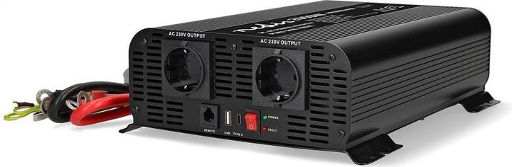 Produktbild Nedis Power Inverter Reine Sinus-Wellen - Eingangsspannung: 24 V DC - Geräteausgangsanschluss: Type