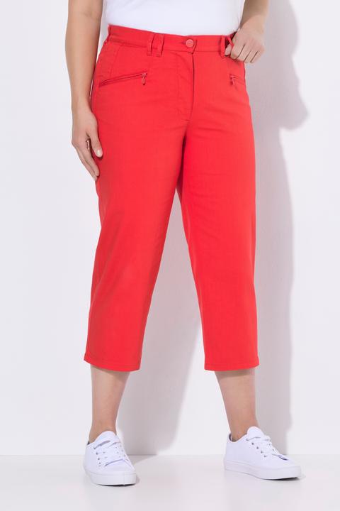 Image du produit Ulla Popken Jean Mony 7/8, taille élastique, poches zippées (54)