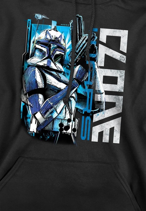 Actual product image Star Wars Mens Clone Rex Hoodie (S)