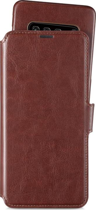Actual product image Holdit Wallet Case Berlin Dark Brown (Samsung Galaxy S10+)