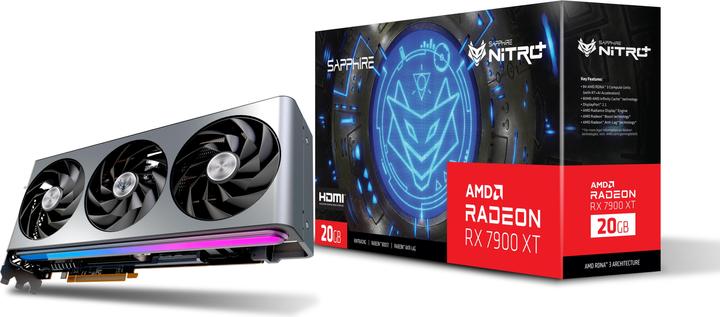 Productafbeelding Sapphire Radeon RX7900XT Nitro+ Gaming OC GDDR6 2xHD/DP (20 GB)