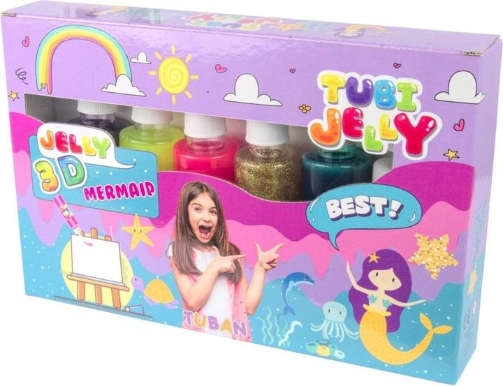 Actual product image Tuban Tubi Jelly Set of 6 Colours - Mermaid