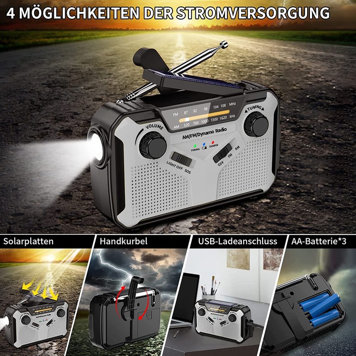 Produktbild Paidashu Kurbelradio (AM, FM)