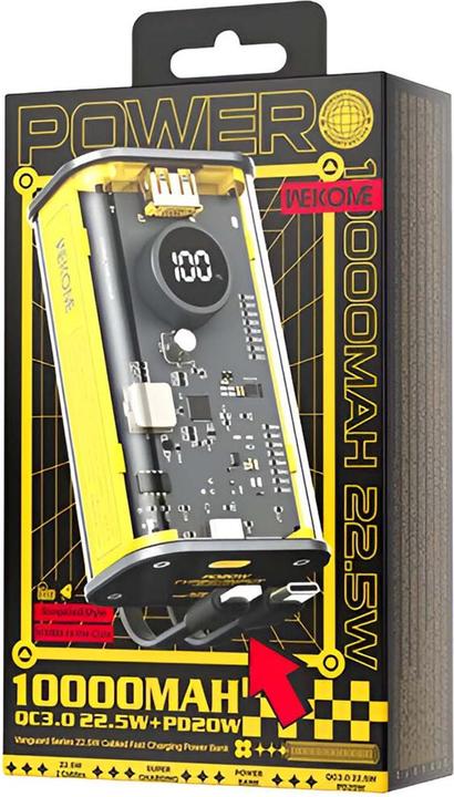 Produktbild Wekome Powerbank 10000mAh Vanguard Serie 20W (10000 mAh, 20 W)