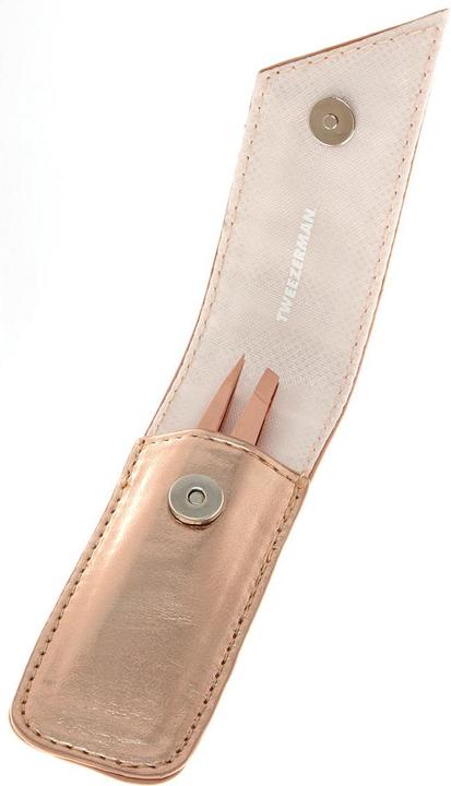 Image du produit Tweezerman Un jeu de tweezers dans un étui en or rose