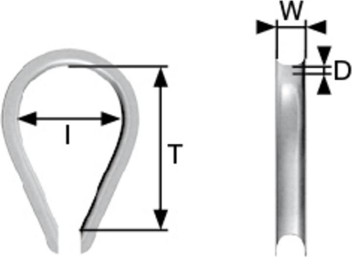Immagine prodotto Dörner + Helmer DH Kausche Ø 11 mm, Edelstahl 5 St