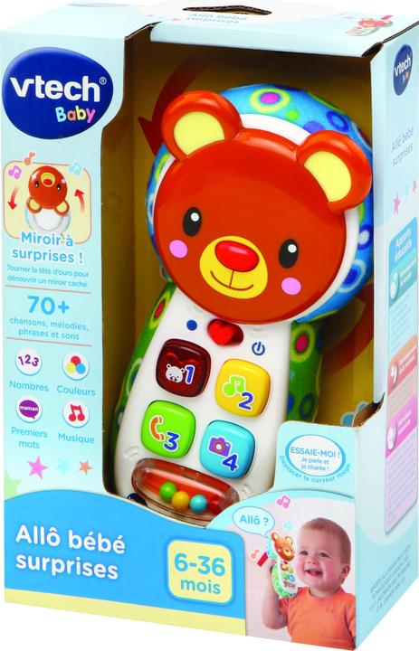 Immagine prodotto VTech Allô Bébé sorprese brune (Francese)