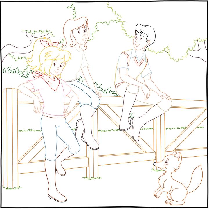 Image du produit frechverlag:Papier magique livre de coloriage Bibi &