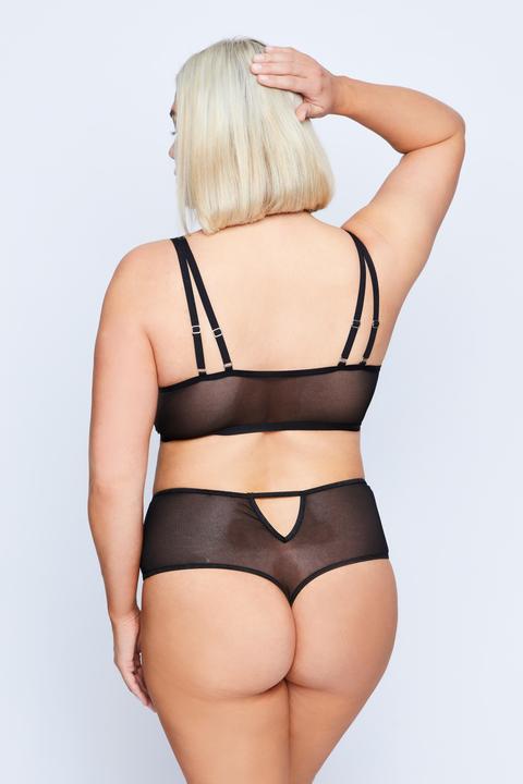 Produktbild Ulla Popken Stringpanty, Mesh, Ouvert (46, 48)