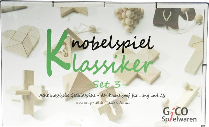 Actual product image Gico Classic puzzle game set