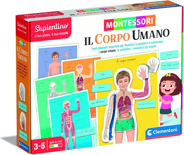 Immagine prodotto Clementoni Montessori Corpo umano IT