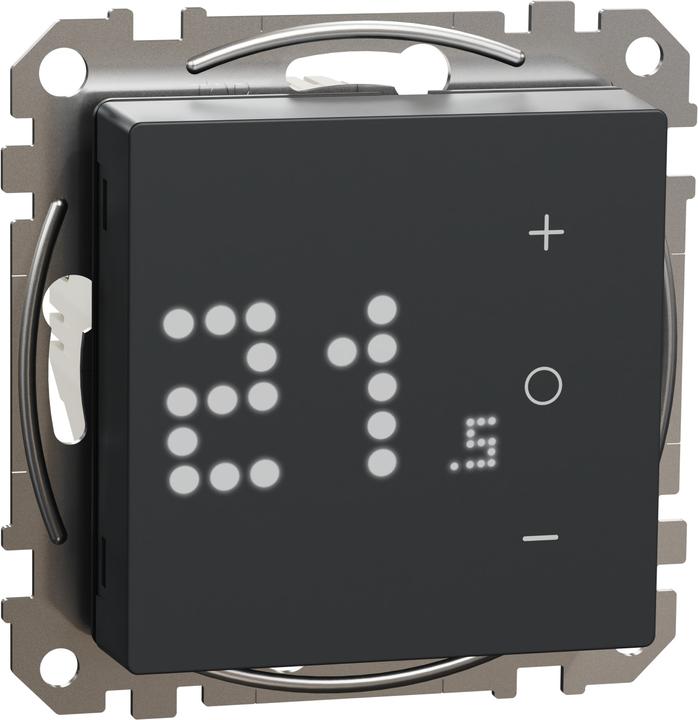 Actual product image Schneider Electric Wiser Thermostat Anthracite