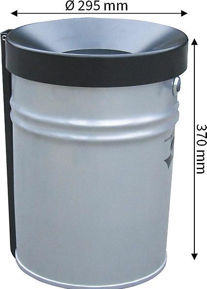 Produktbild kaiserkraft Wandabfallbehälter, abschliessbar (24 l)
