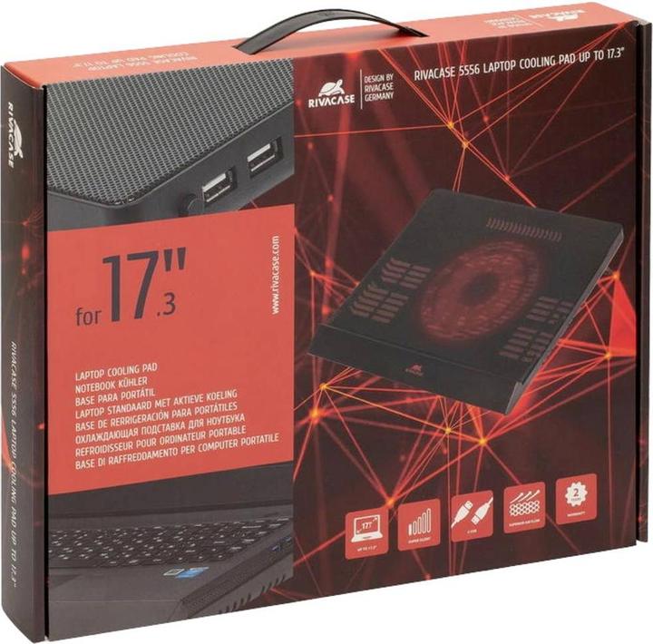 Image du produit Rivacase 5556 pad de refroidissement jusqu'à 17.3