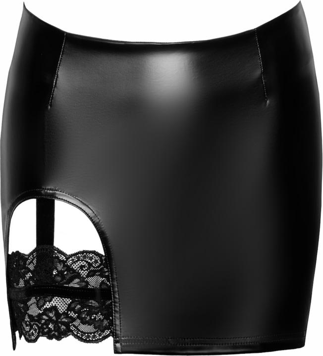 Actual product image Noir Handmade Mini skirt in black (XXL)