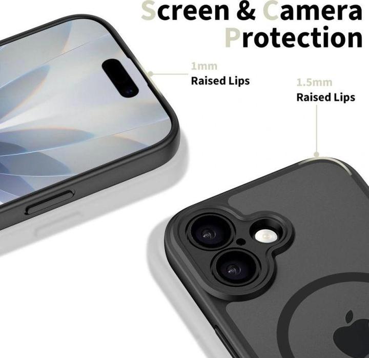 Produktbild Tech-Protect BasicMag MagSafe Case for iPhone 17 - Matte Black (Apple iPhone 17)