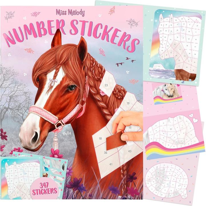 Produktbild Depesche Stickerbuch Number