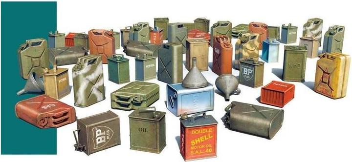 Actual product image Mini art Allied Jerry Cans WW2