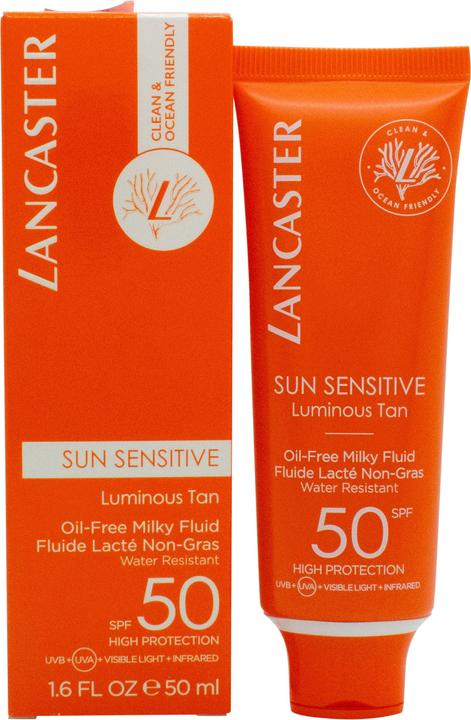 Image du produit Lancaster Fluide lacté sensible (Lait solaire, SPF 50, 50 ml, 150 g)