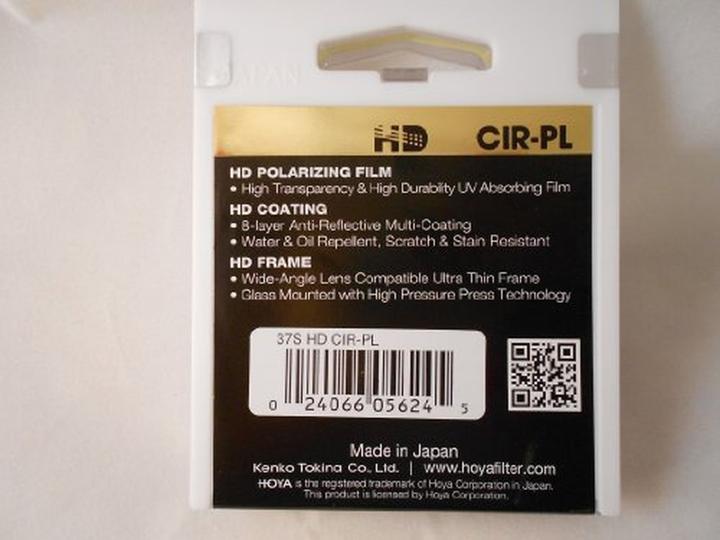 Image du produit Hoya HD CIR-PL Filter (37 mm, Filtre polarisant)