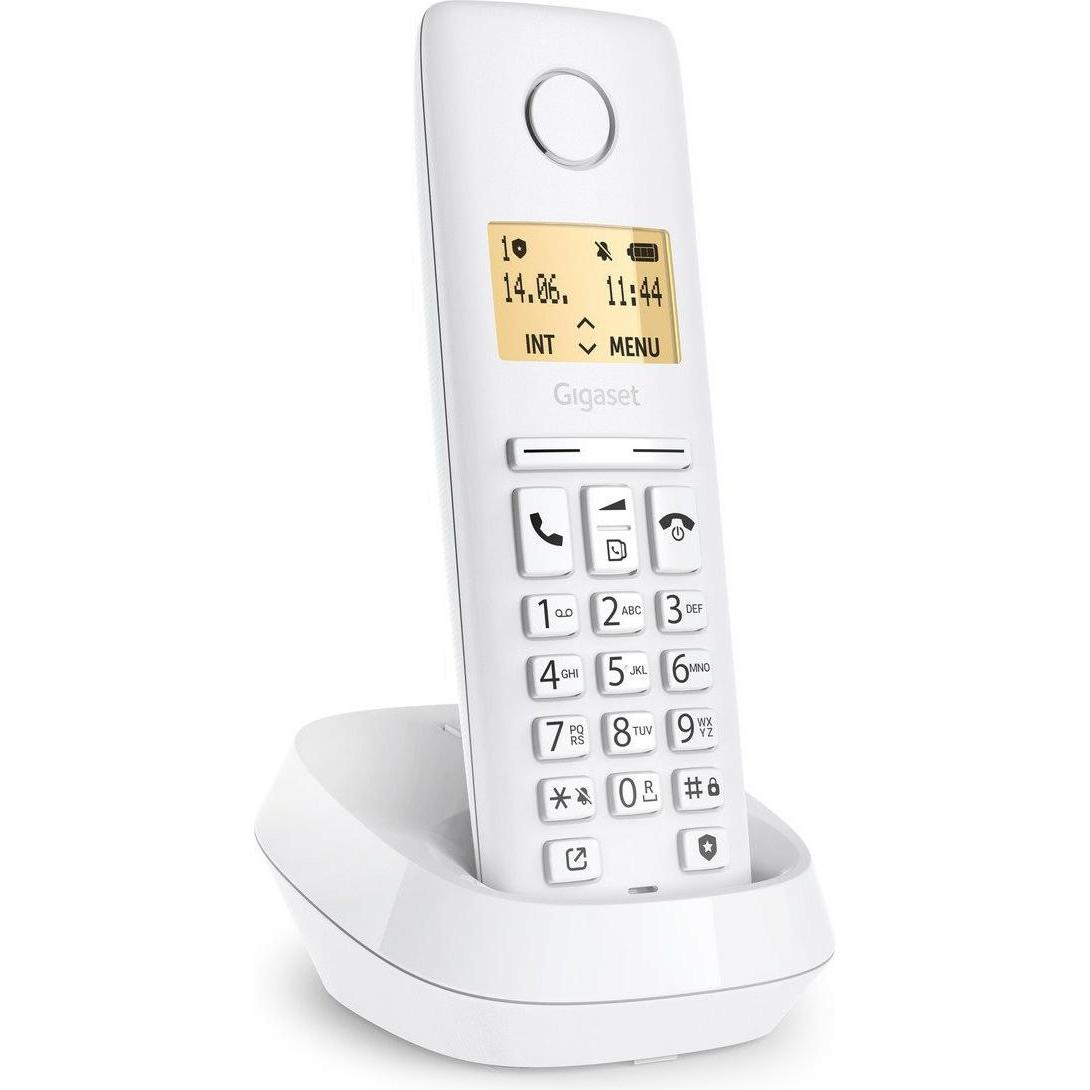 Gigaset Pure 100 DECT Clip Eco ws, Telefon, Weiss