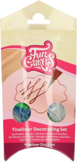 FunCakes Set de poches à douille Fineliner/10 (Kit de poches à douille)