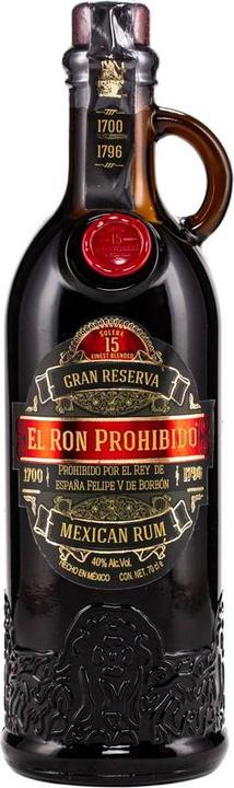 Actual product image El Ron Prohibido Solera 15 Reserva Finest Blended Mexican Rum (1 x 70 cl)