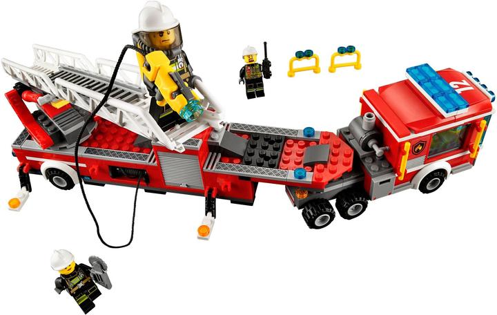 Image du produit LEGO Camion de pompiers avec grue (60112, LEGO City)
