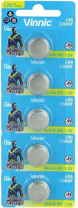 Actual product image Vinnic Positive Power (5 pcs., LR9, 140 mAh)