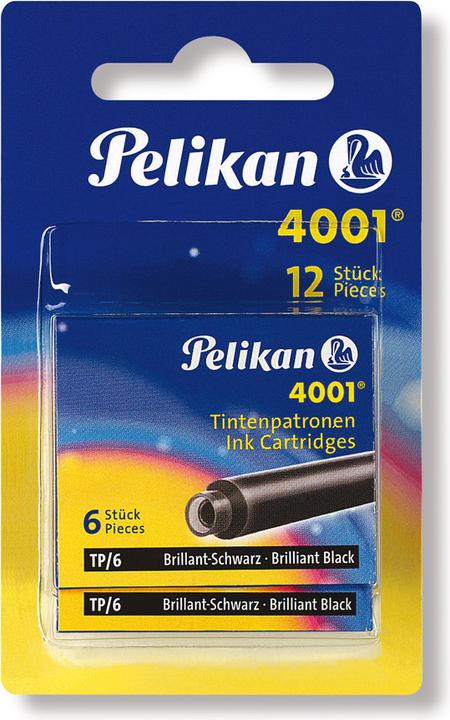 Pelikan Tinte 4001 (Schwarz, 6 Stk.)