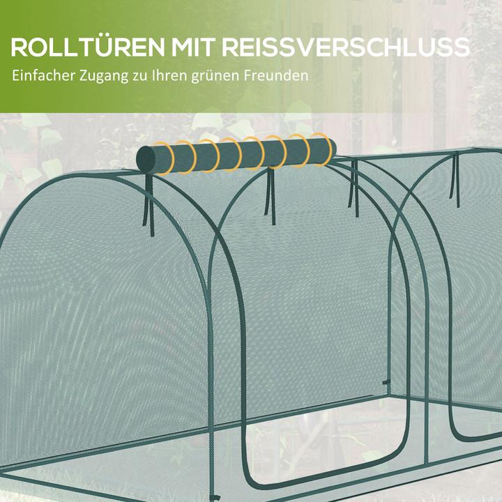 Image du produit Outsunny Gewächshaus mit 2 Rolltüren