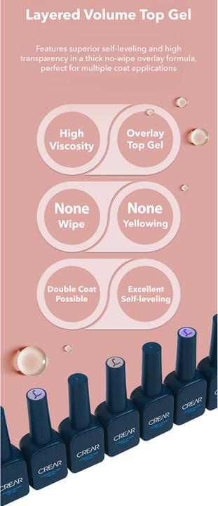 Produktbild Crear Layered Volume Top (Liner Brush) - 10g (Clear, Gel-Effekt Nagellack)